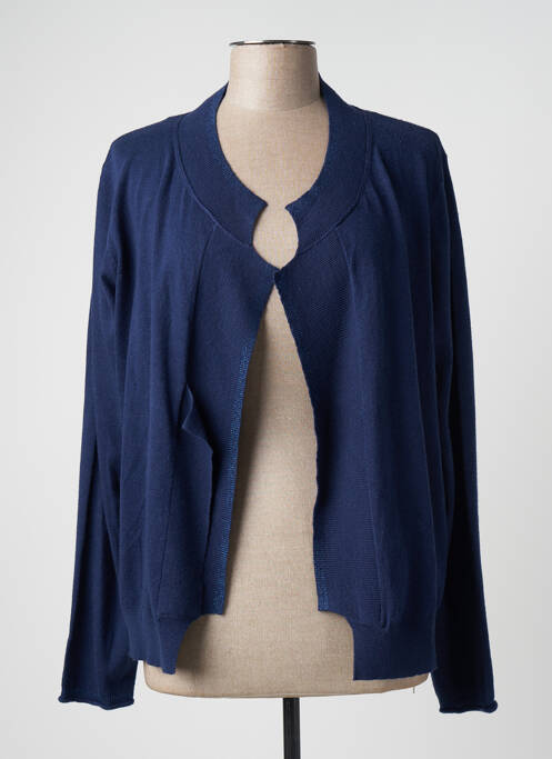 Gilet manches longues bleu ET COMPAGNIE pour femme