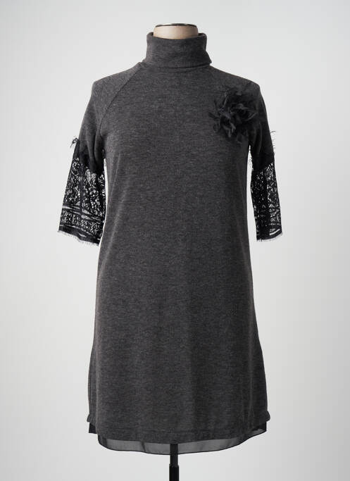 Robe pull gris XT STUDIO pour femme