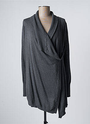 Gilet manches longues gris SANDWICH femme