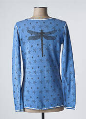 Gilet manches longues bleu SO SOON pour femme seconde vue