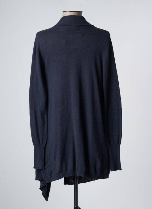 Gilet manches longues bleu SANDWICH pour femme