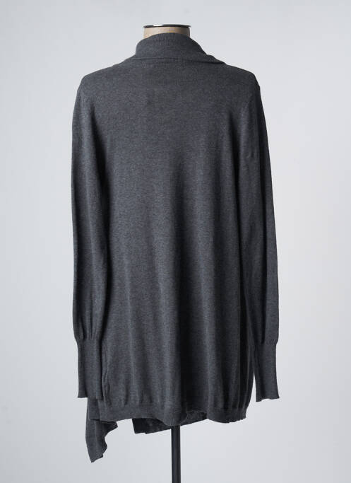 Gilet manches longues gris SANDWICH pour femme