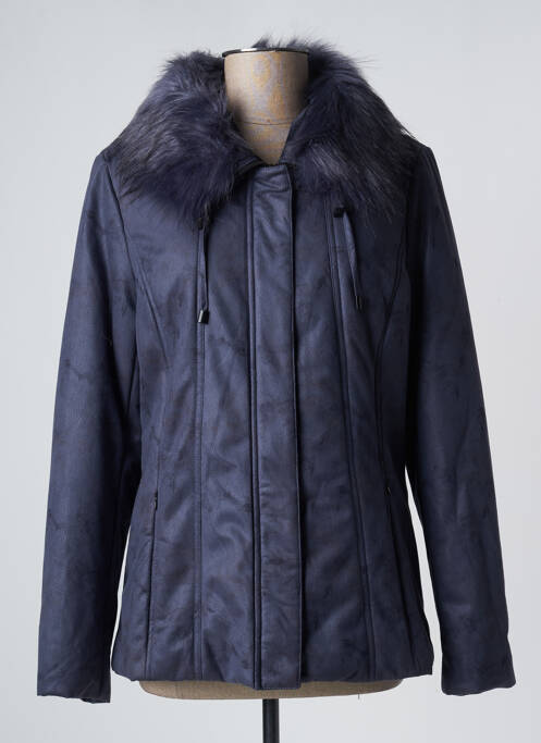 Manteau court bleu REVER MILE pour femme