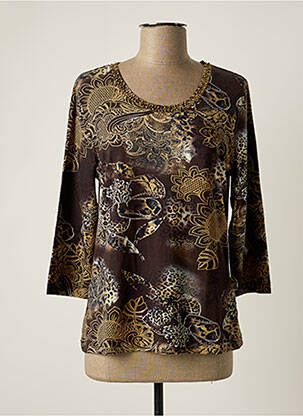T-shirt marron GELCO femme