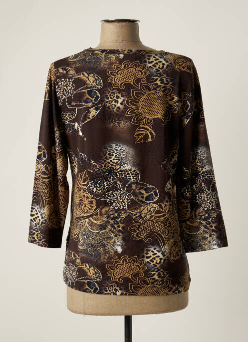 T-shirt marron GELCO pour femme