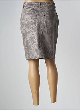 Jupe mi-longue gris FRED SABATIER femme