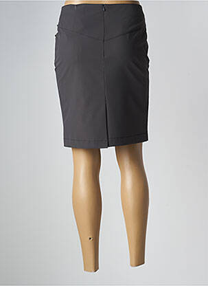 Jupe mi-longue gris CAROLE RICHARD femme