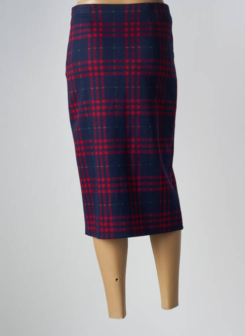 Jupe mi-longue bleu SURKANA pour femme