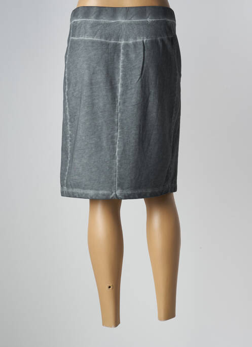 Jupe mi-longue gris SANDWICH pour femme