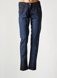 Pantalon slim tissage popeline taille normale bleu SANDWICH femme