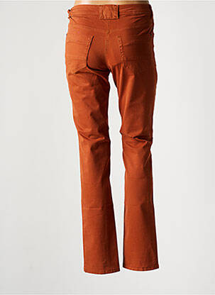 Pantalon slim stretch taille normale marron SANDWICH femme