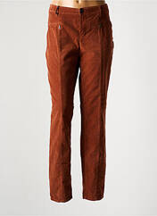 Pantalon droit marron ANNA MONTANA pour femme seconde vue