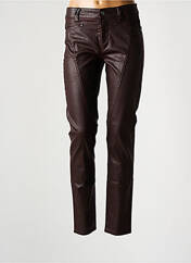 Pantalon slim rouge ANNA MONTANA pour femme seconde vue