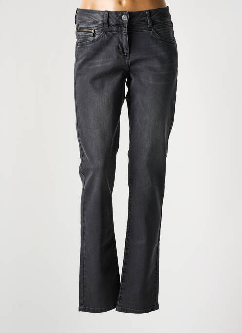 Jeans coupe slim gris SANDWICH pour femme