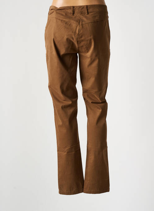 Pantalon slim marron SANDWICH pour femme