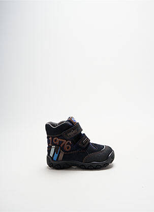 Bottines/boots nubuck cubain bleu PRIMIGI garçon