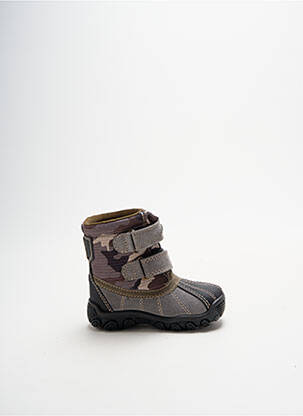 Bottines/boots fermeture scratch bout rond gris PRIMIGI garçon