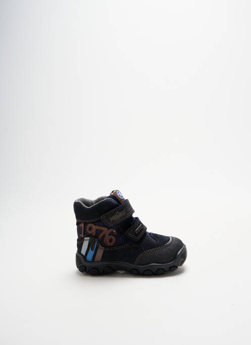 Bottines/boots nubuck cubain bleu PRIMIGI garcon