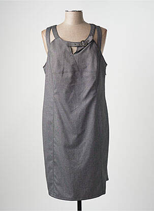 Robe mi-longue gris FRED SABATIER pour femme