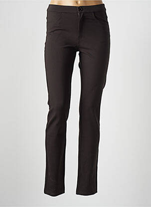 Pantalon slim stretch taille haute vert BARILOCHE femme