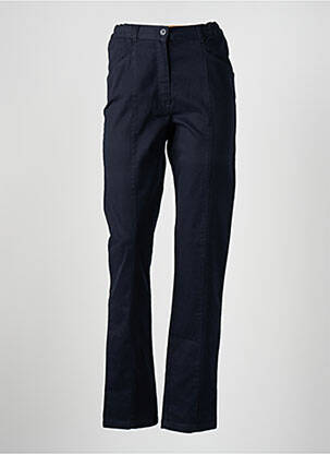 Pantalon slim taille haute taille haute bleu MAT DE MISAINE femme