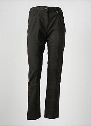 Pantalon slim taille haute taille haute vert MAT DE MISAINE femme