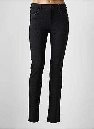 Pantalon slim taille basse taille basse noir BARILOCHE femme