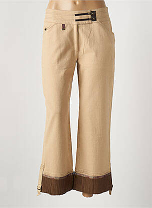 Pantalon 7/8 taille normale taille normale beige EQUATION femme