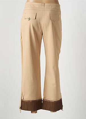 Pantalon 7/8 taille normale taille normale beige EQUATION femme