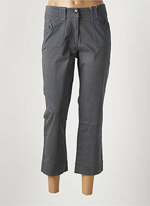 Pantacourt tissage popeline taille normale gris MAT DE MISAINE femme