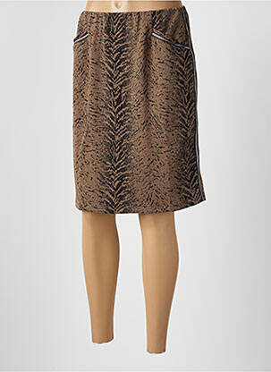 Jupe courte poches marron CHATELET femme