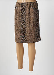 Jupe courte poches marron CHATELET femme