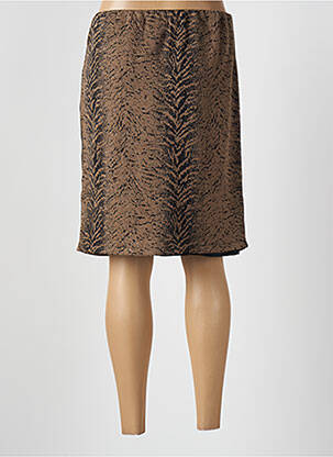 Jupe courte poches marron CHATELET femme