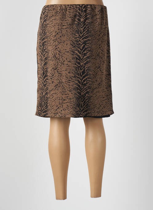 Jupe courte poches marron CHATELET femme