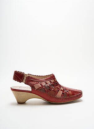 Sandales/Nu pieds rouge NATURFORM pour femme