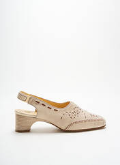 Sandales/Nu pieds beige OMBELLE pour femme seconde vue