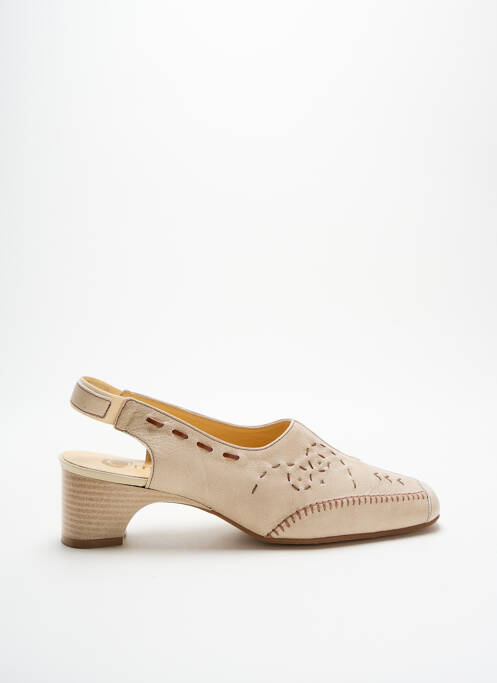 Sandales/Nu pieds beige OMBELLE pour femme