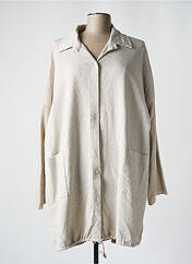 Veste casual beige MADE IN ITALY pour femme seconde vue