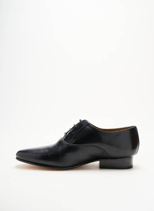 Derbies matière lisse talon bas noir ARIMA homme