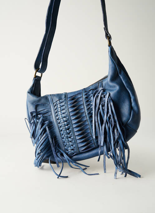 Sac bleu CHARLAY STONE pour femme