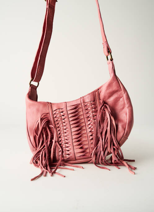 Sac rose CHARLAY STONE pour femme