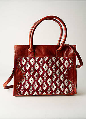 Sac rouge CHARLAY STONE pour femme