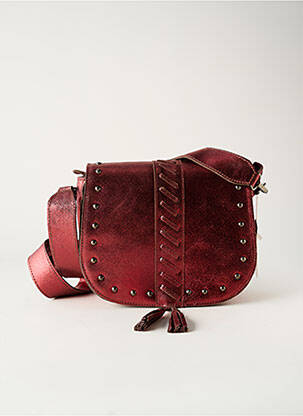 Sac rouge CHARLAY STONE pour femme