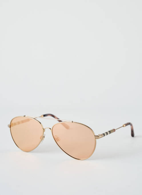 Lunettes de soleil or BURBERRY pour femme