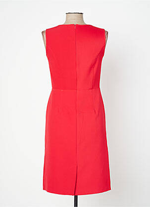 Robe mi-longue rouge MODISSIMO femme