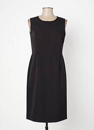 Robe mi-longue noir MODISSIMO femme