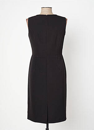 Robe mi-longue noir MODISSIMO femme