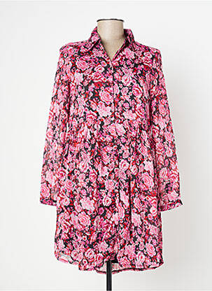 Robe courte rose LILIE ROSE femme