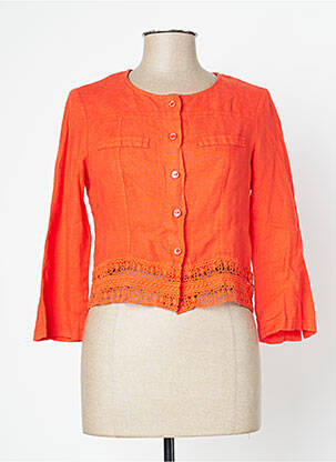 Veste casual orange MALOKA femme