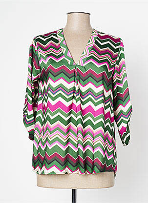 Blouse vert PURPLE'S femme